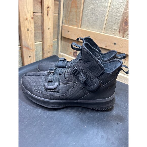 Nike Lebron Soldier 13 SFG Triple Black Out AR4225-005 Mens Basketball Shoes Siz - Picture 6 of 10